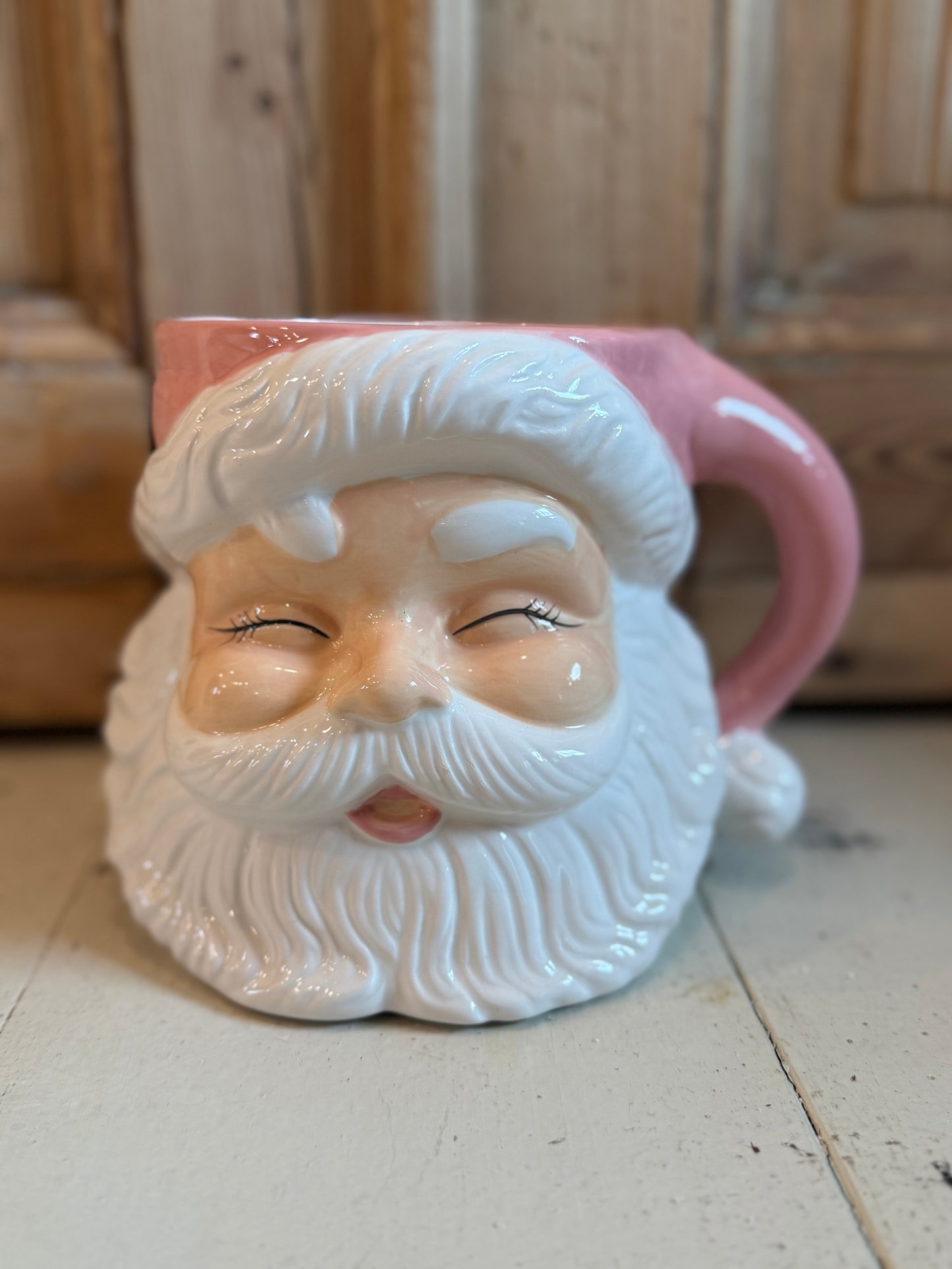 Pink Santa container