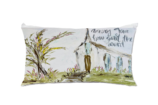 "Amazing Grace Bridgett" on 14"X 24" Pillow: 14"x24", Pillow
