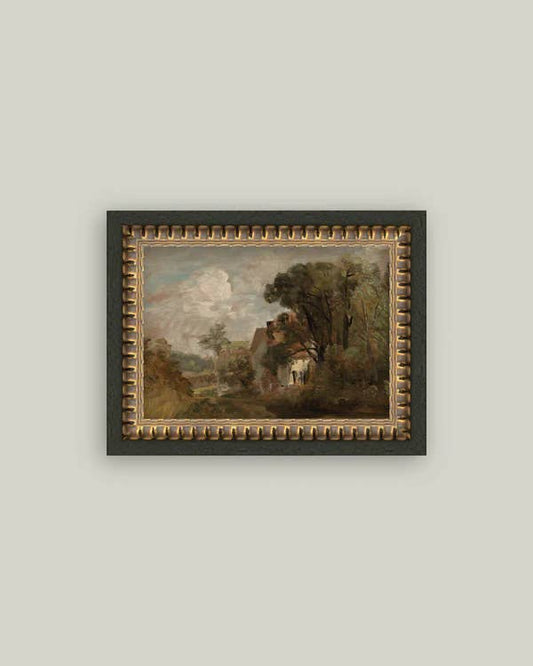 Willy Lott's House Framed Antique Art: 33x25