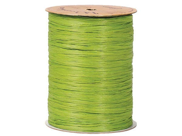 Matte Raffia Ribbon: White Matte, 1 Pack, 100 yards