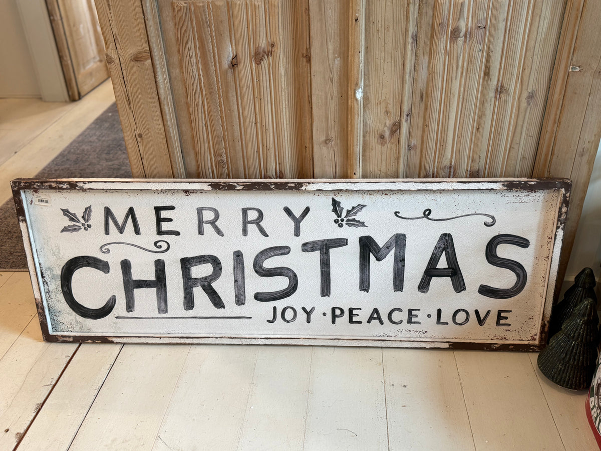 Merry Christmas-Joy,Love,& Peace Sign