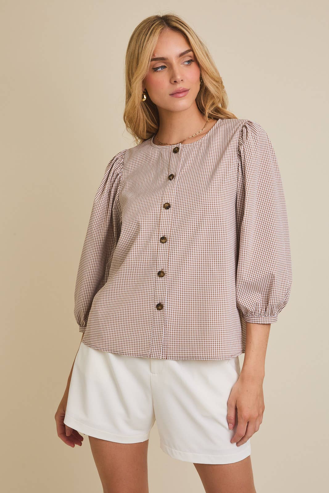 Maple Grove Gingham Top