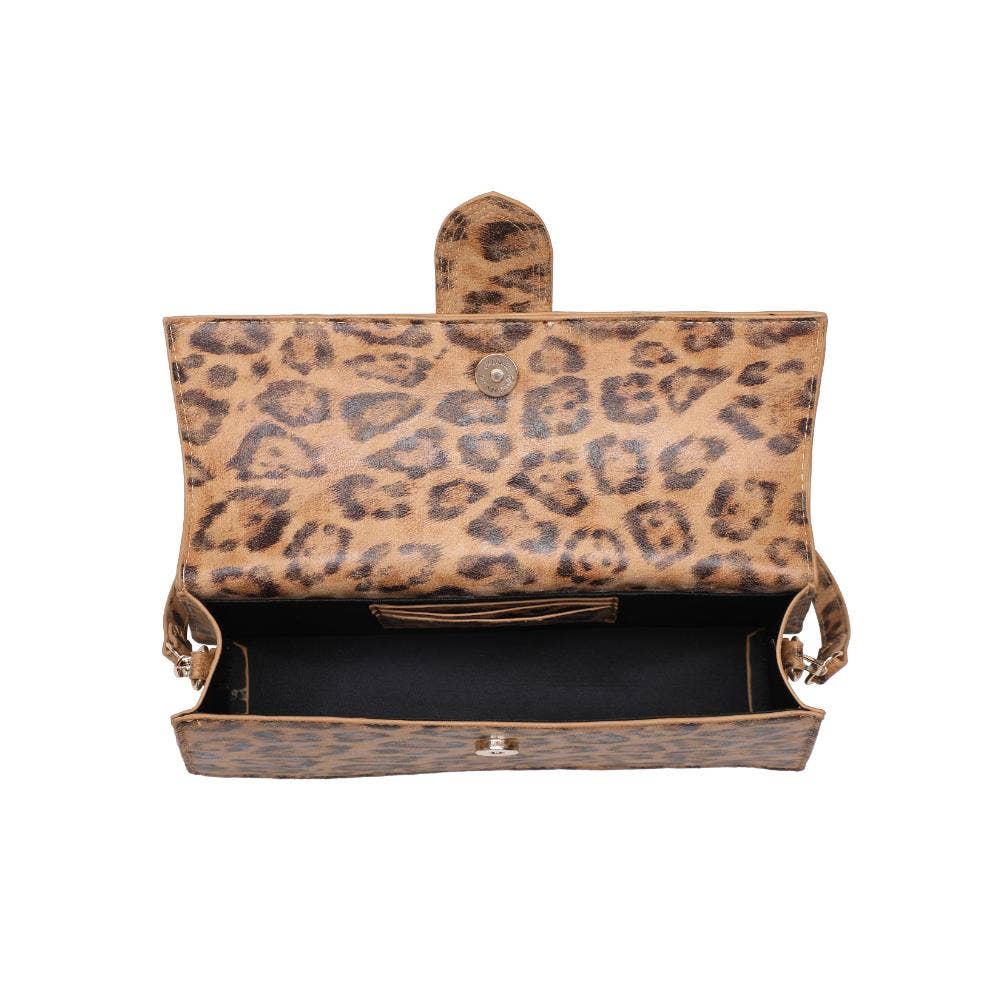 Violet Leopard Crossbody: Leopard