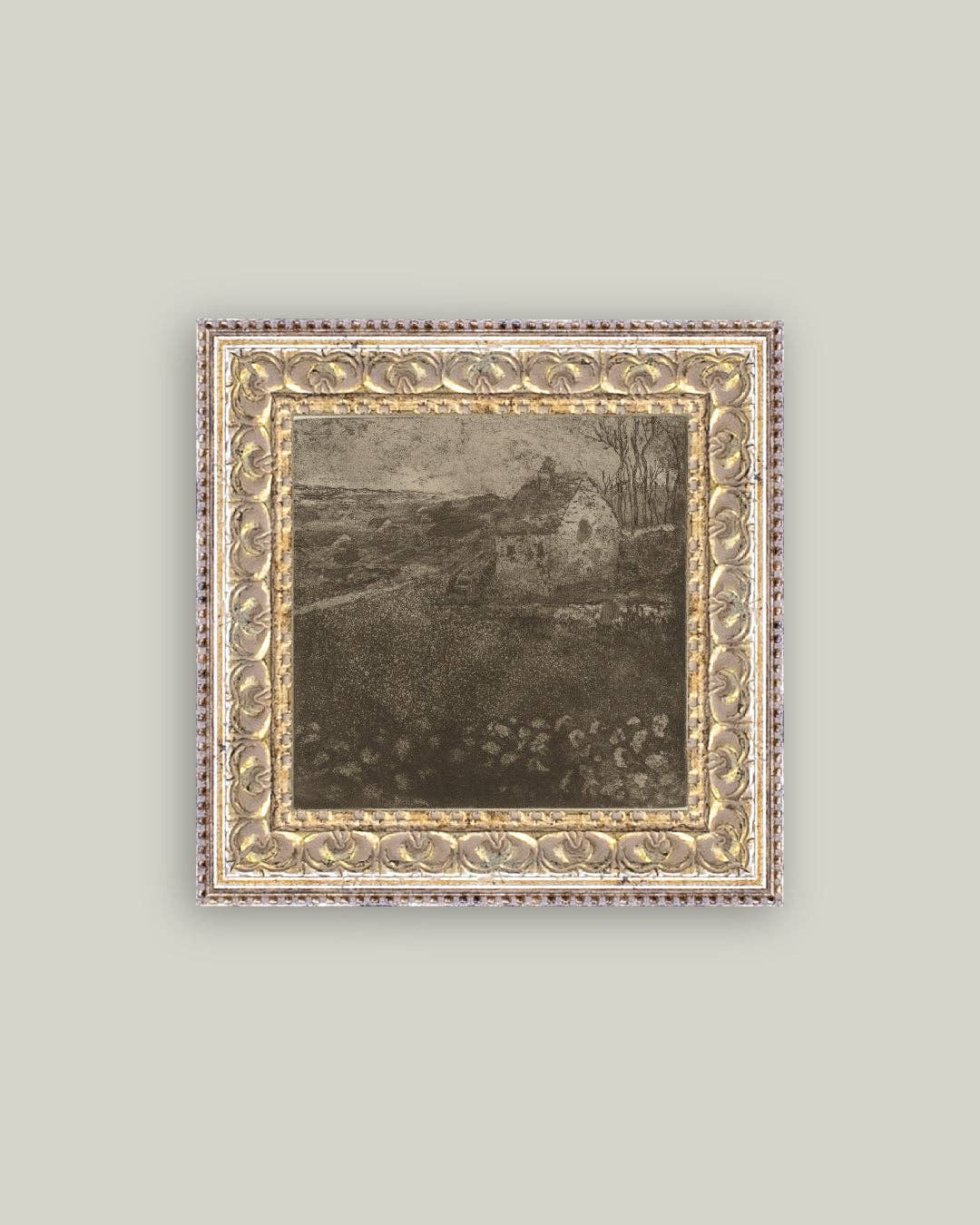 La Masure Framed Antique Art: 6x6