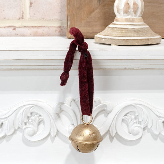 2.5″ Gold Jingle Bell w/Ribbon