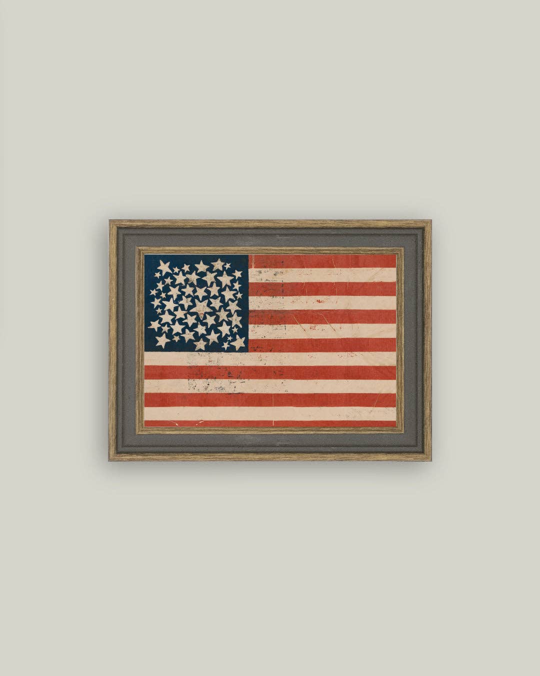 Rustic Flag Framed: 6x4
