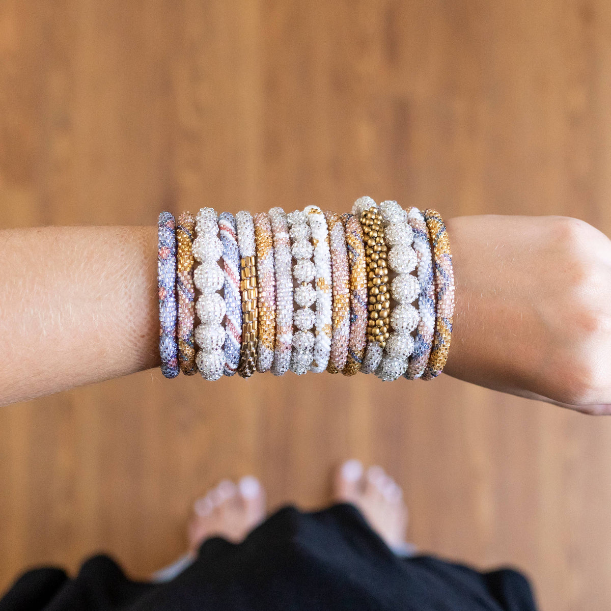 Golden Division Silver Statement Roll-On® Bracelet