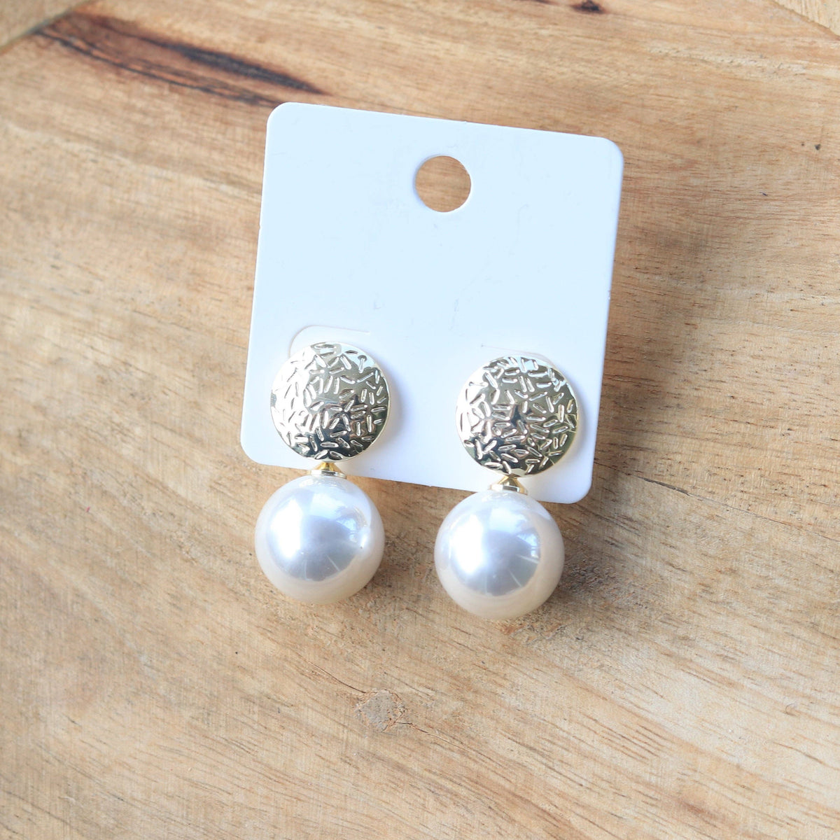 Pearl Bauble Earrings