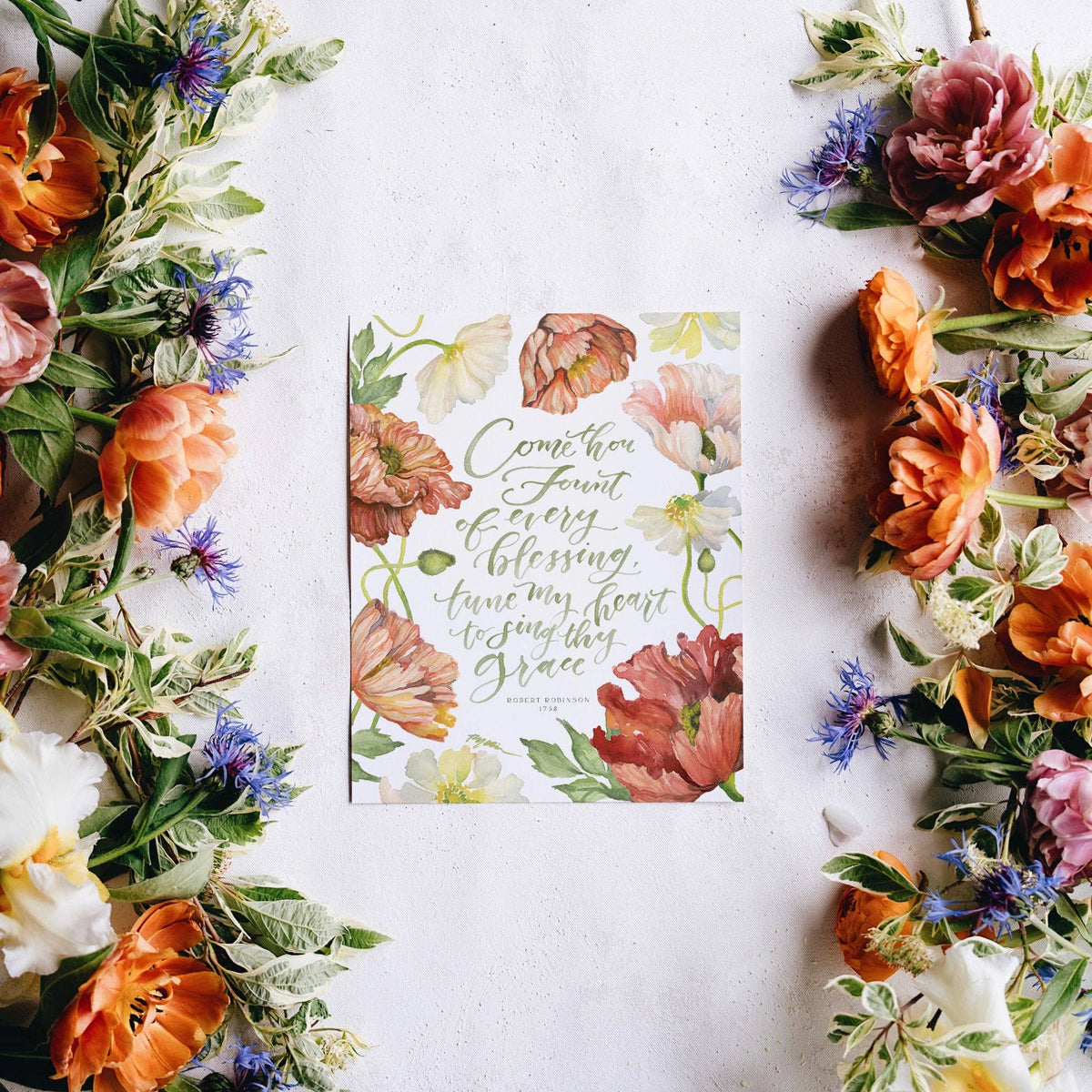Come Thou Fount Print: 8x10