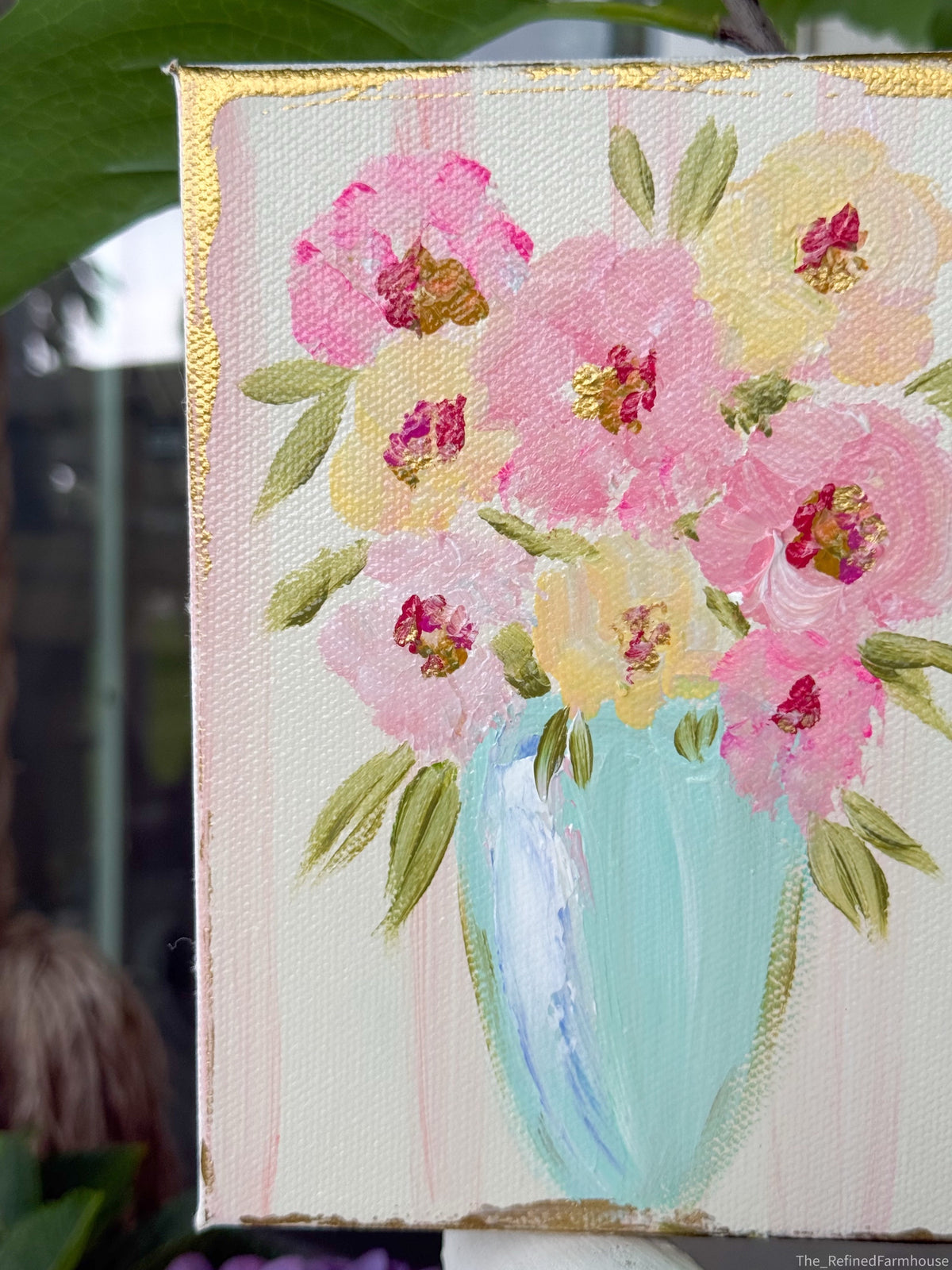 Sweet Garden Posy | Hand Painted Original | 5x7