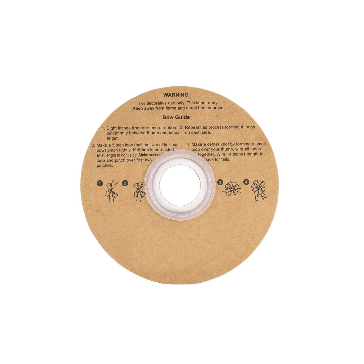 2 1/2" Wired Dupioni Ribbon | Ivory w/ Platinum Trim | 5 Yard Roll