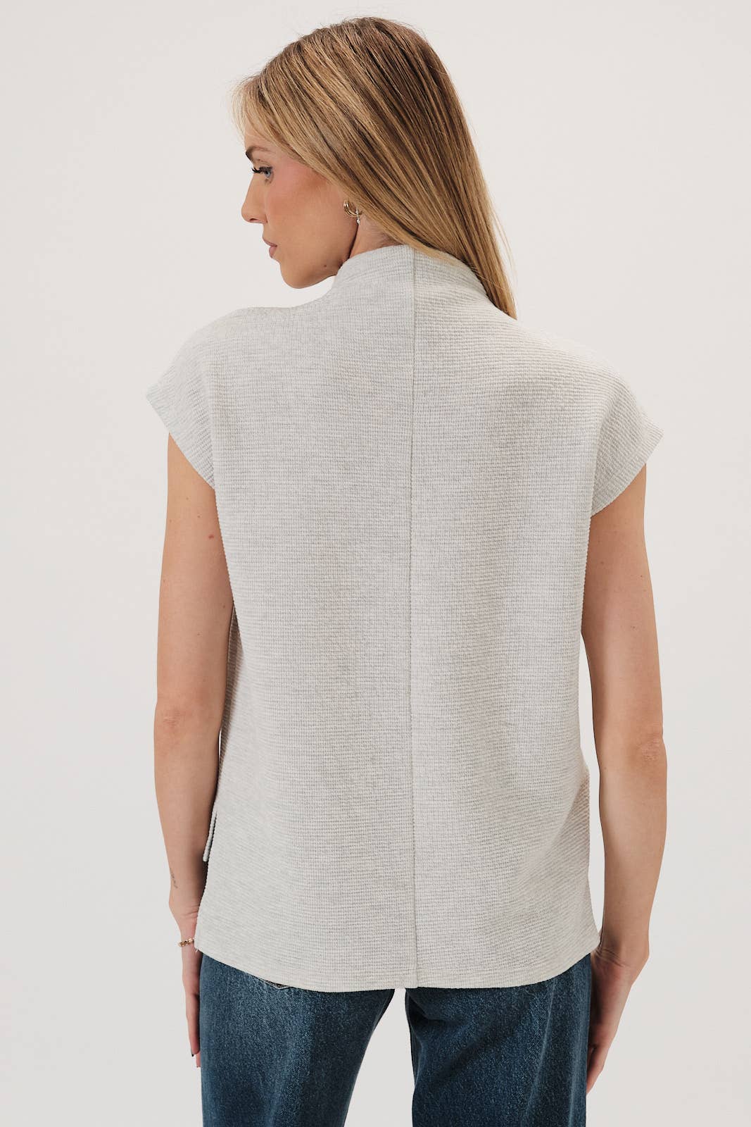 Quiet Luxury Mock Neck Top