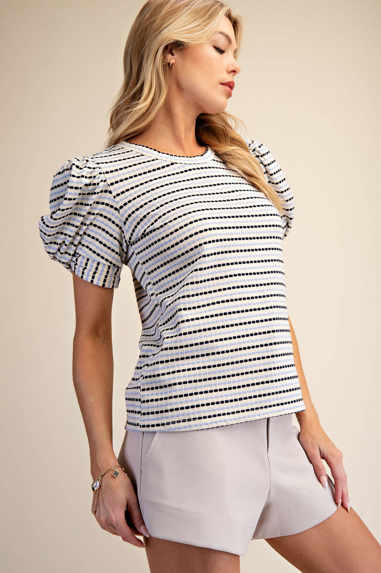 Nantucket Lane Puff Sleeve Top
