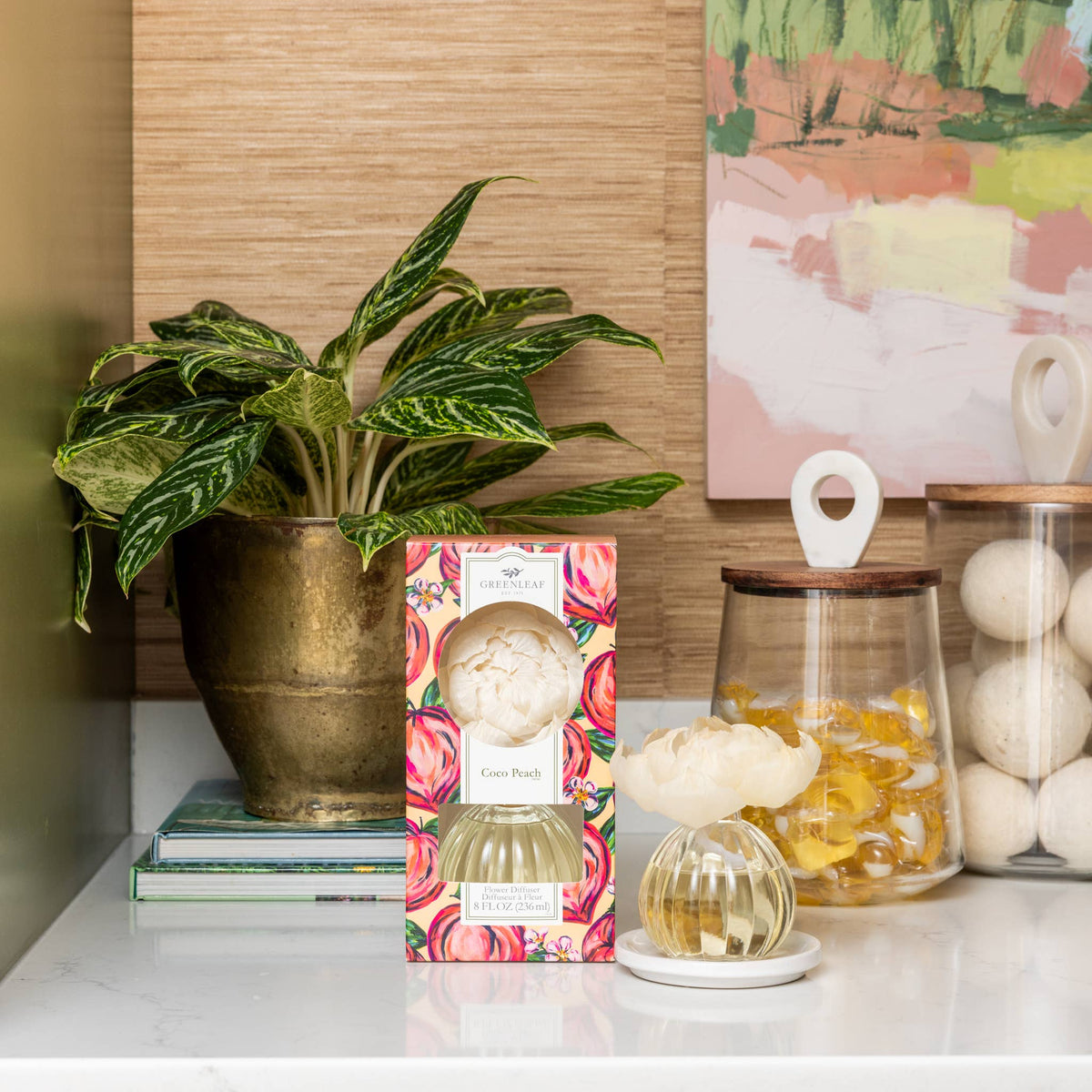 Coco Peach Flower Diffuser