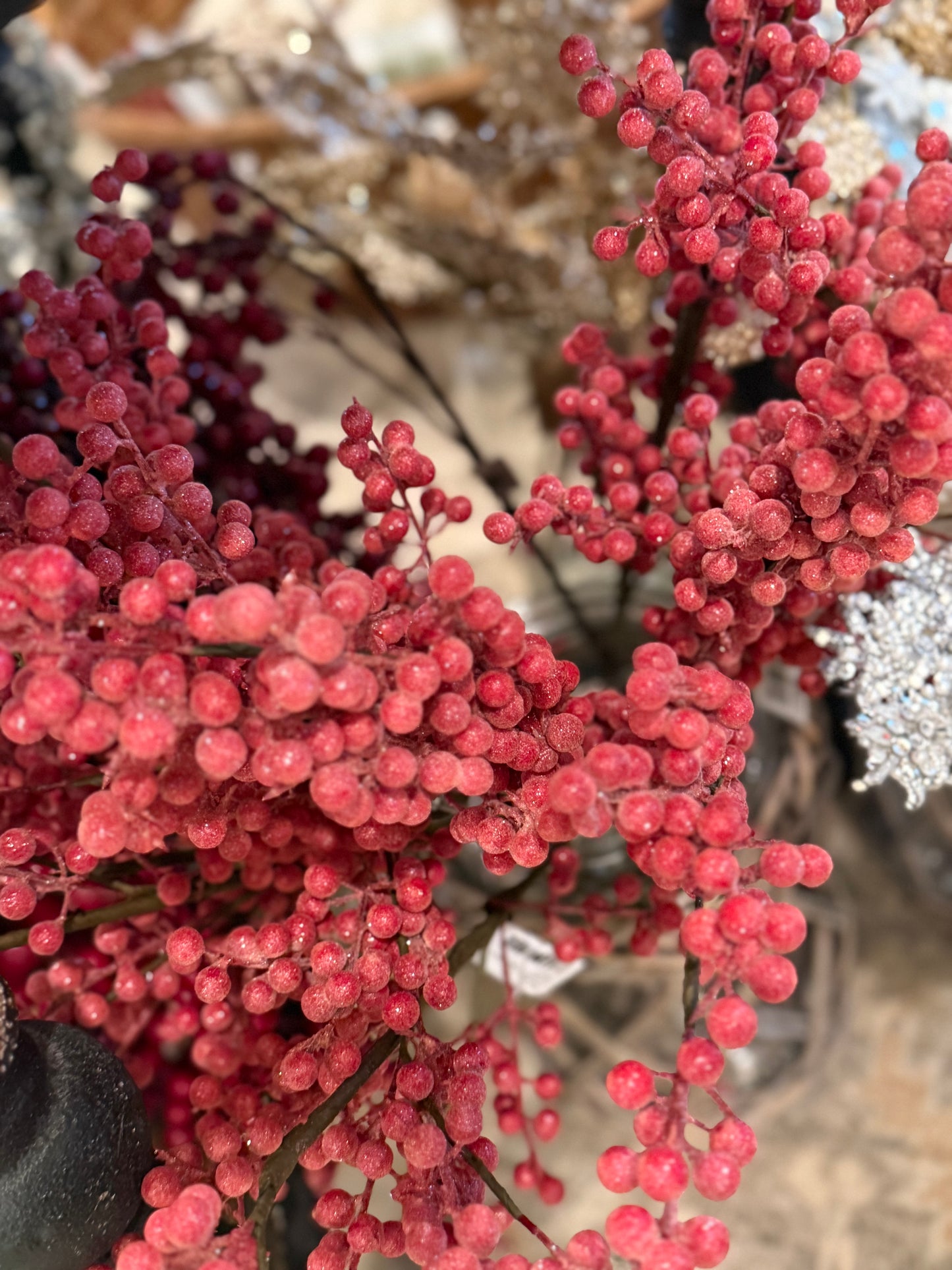 Frosted Fizzy Berry Spray | 29"