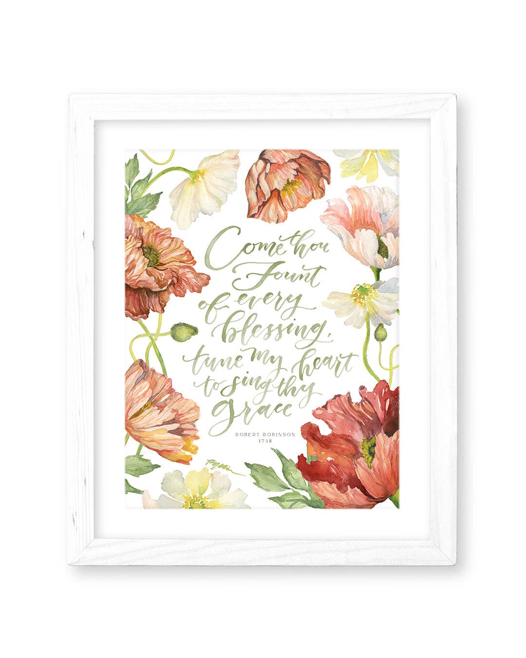 Come Thou Fount Print: 8x10