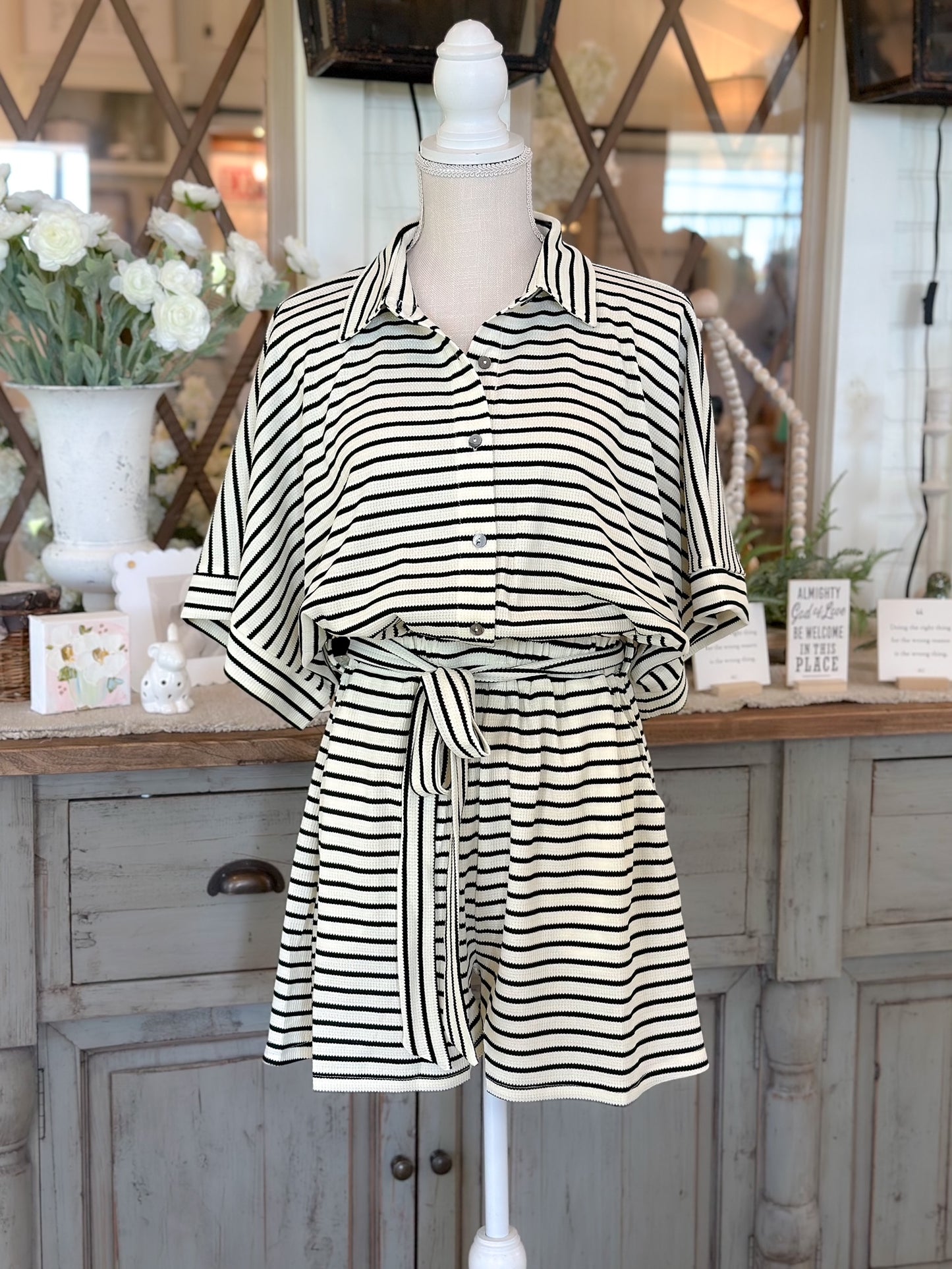 Striped Romper