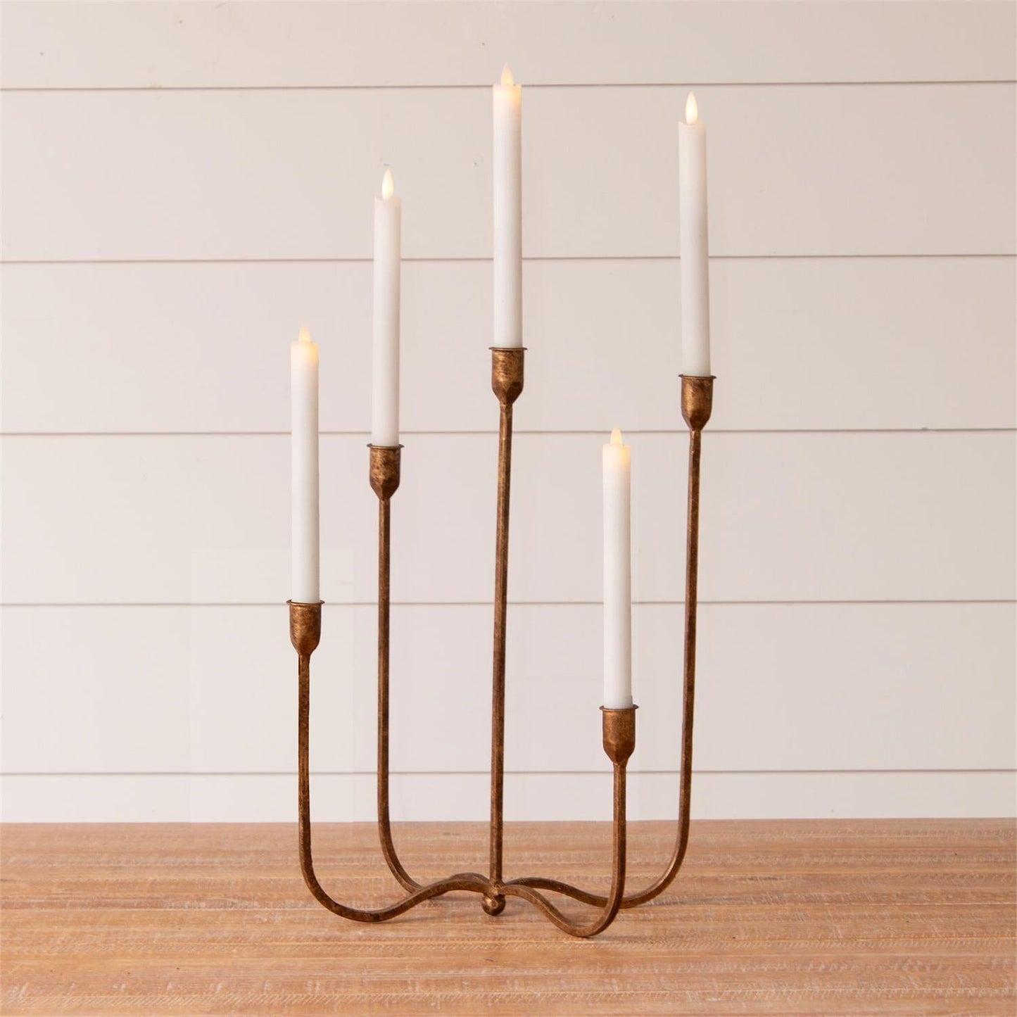 Hand Forged Candelabra-Brass