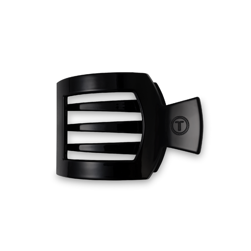 Jet Black Medium Flat Square Clip