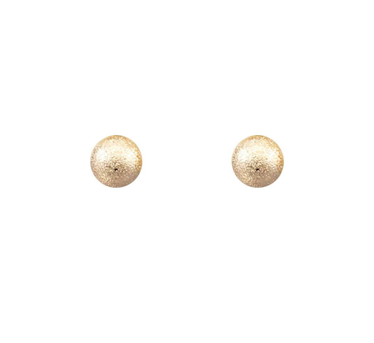 Classic Large Textured Ball Stud Earrings