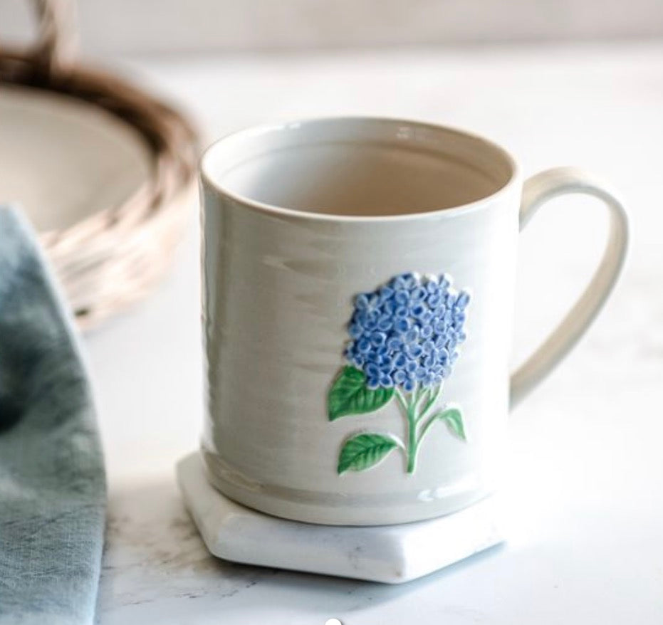 Blue Hydrangea Mug