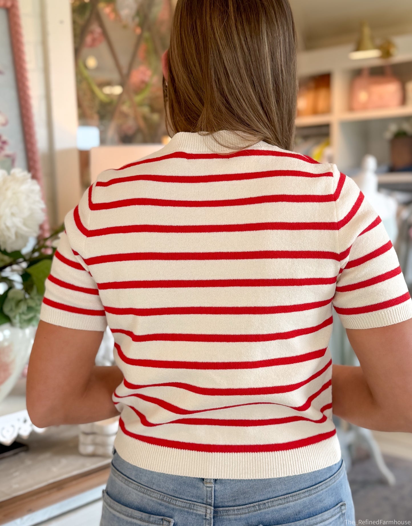 The Scarlett Stripe Top