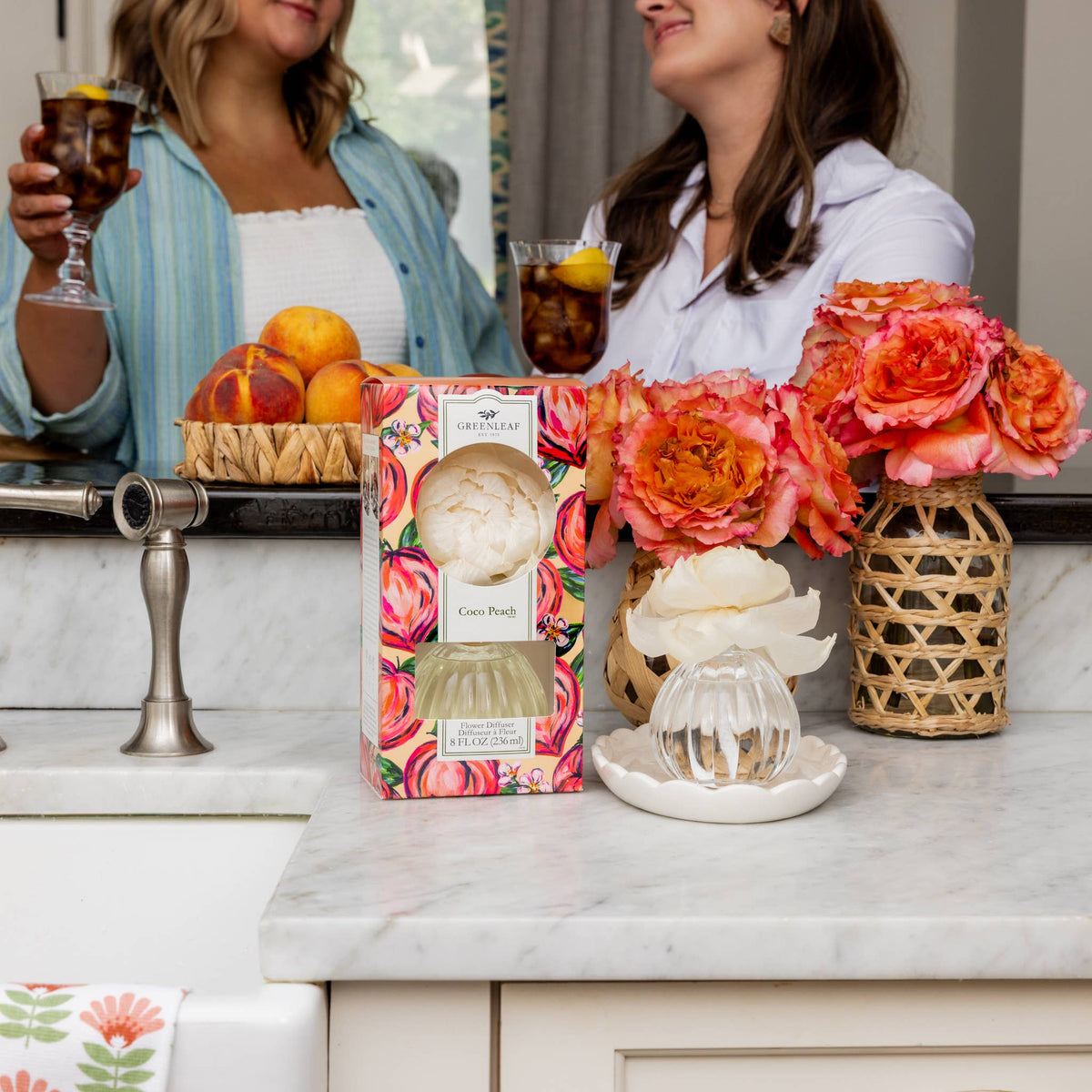Coco Peach Flower Diffuser