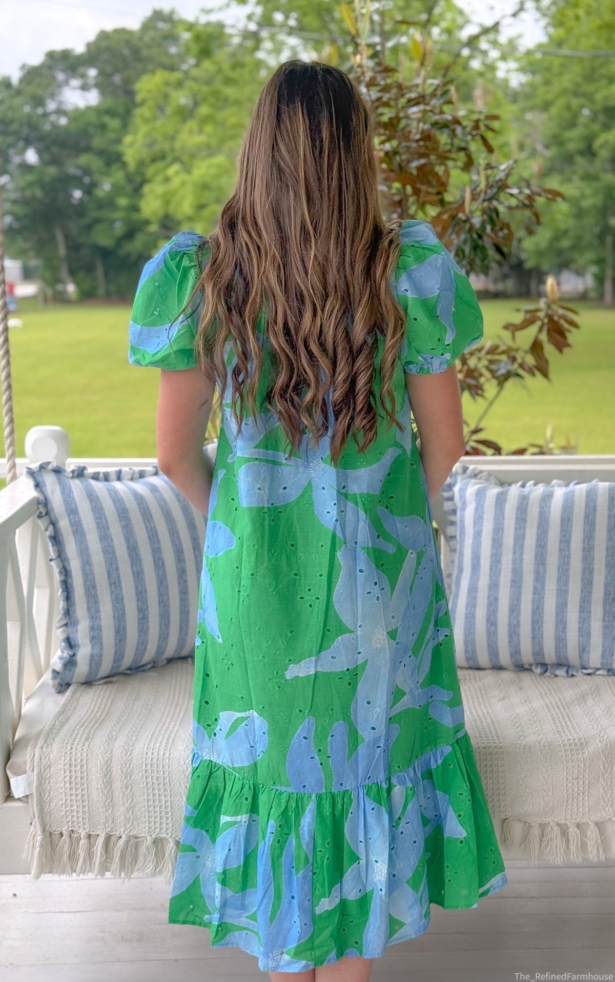Fresh Bloom Midi Dress