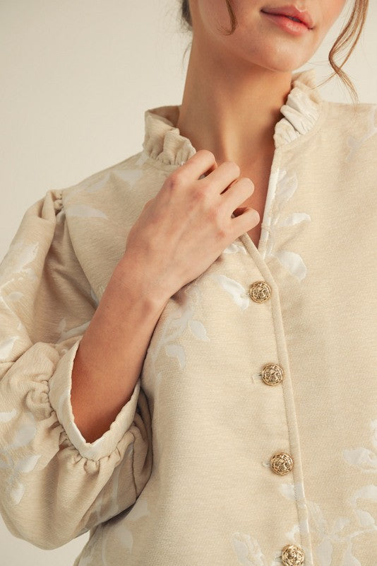 Whispering Garden Jacquard Top