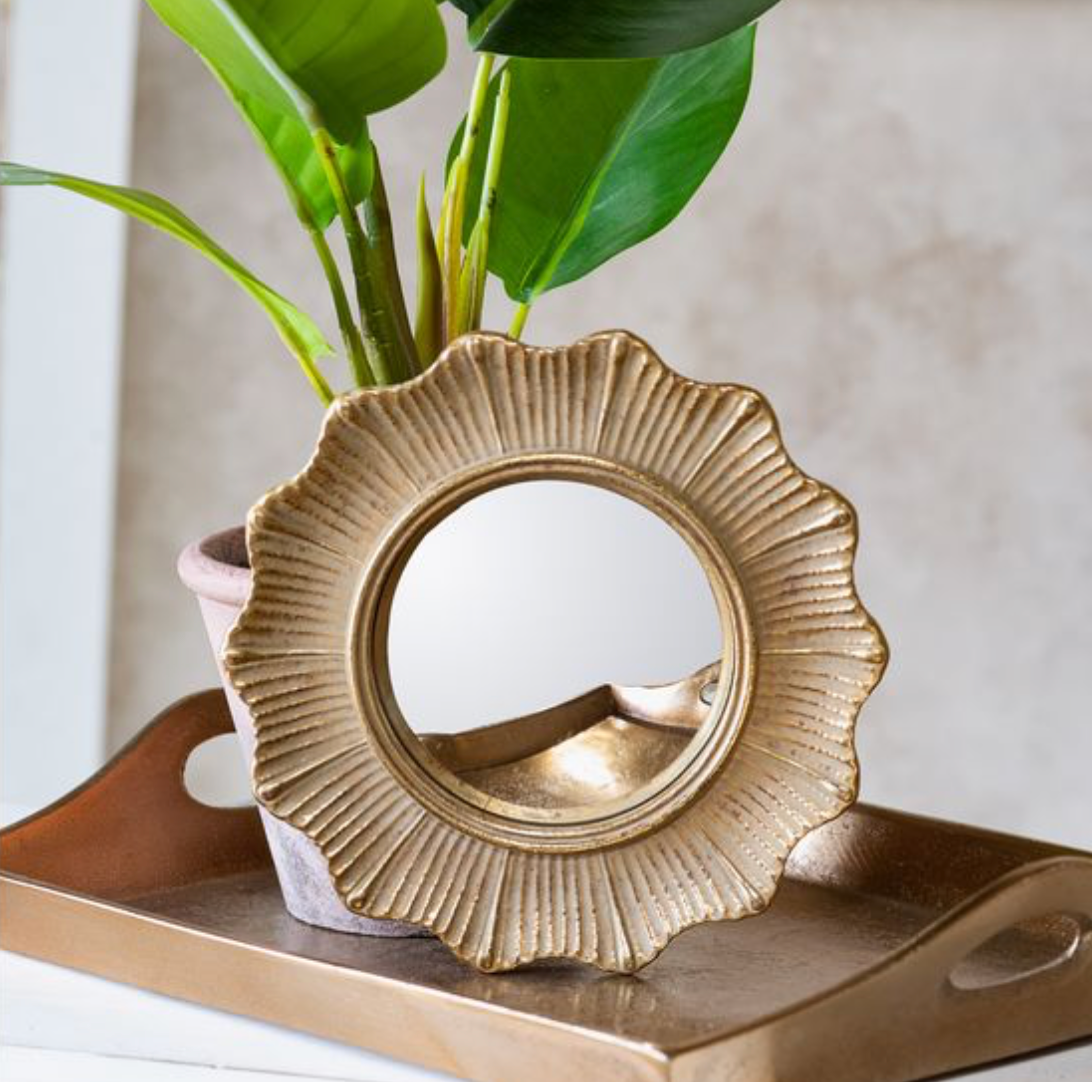 Deco Edge Gold Mirror