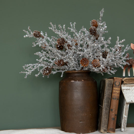 14" Icey Twig Branch