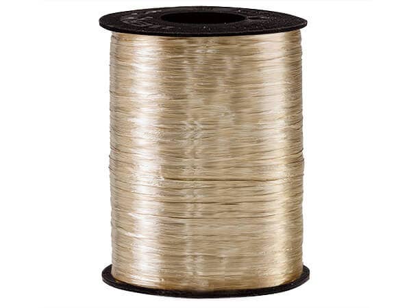 Pearlized Raffia Ribbon: Light Blue, 1 Pack, 100 yards