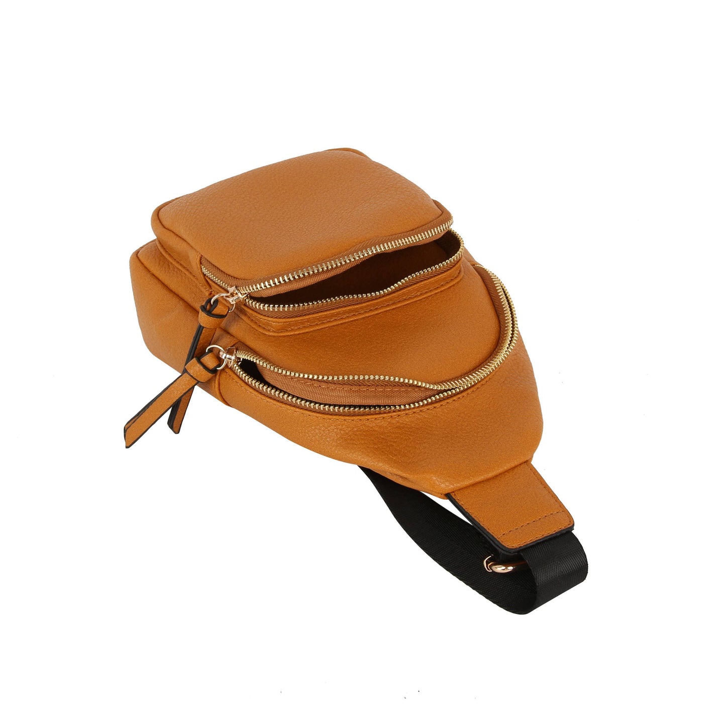 Women Sling Crossbody Fanny Bag: ONE SIZE / Stone
