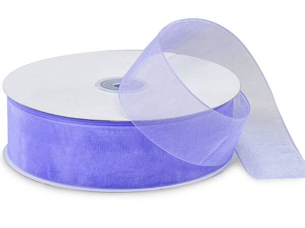 Sheer Organza Gift Packaging Ribbon: Light Blue, 1 Pack, 7/8"x100 yards