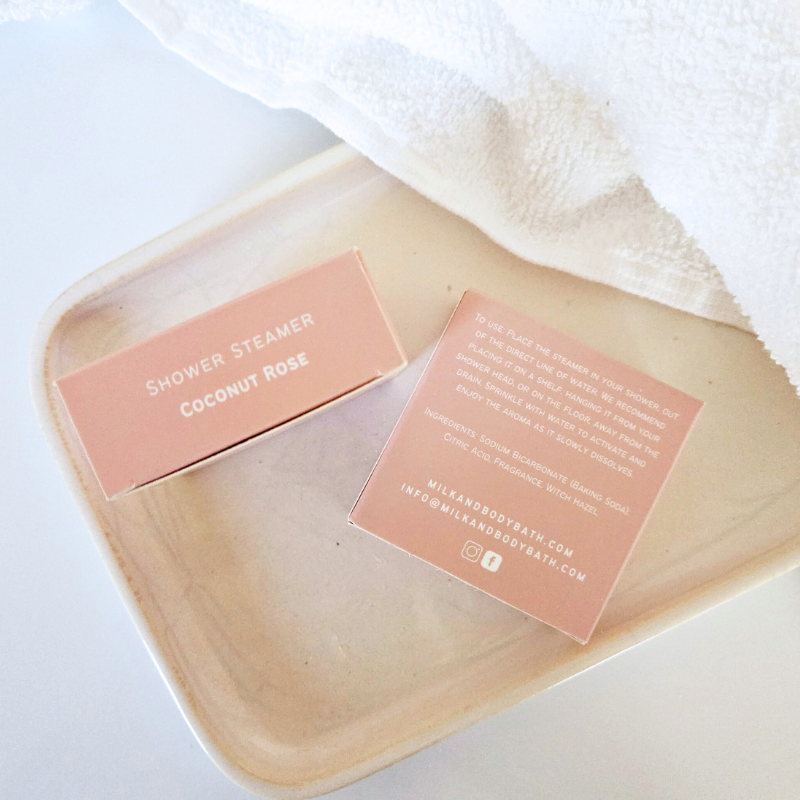 Coconut Rose | 2oz Mix & Match Shower Steamers
