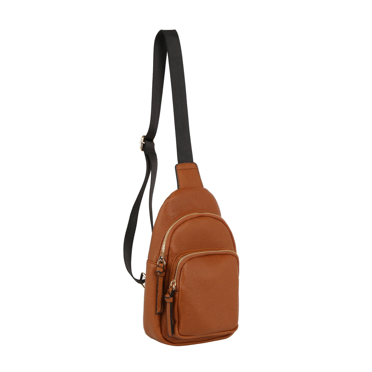 Women Sling Crossbody Fanny Bag: ONE SIZE / Brown