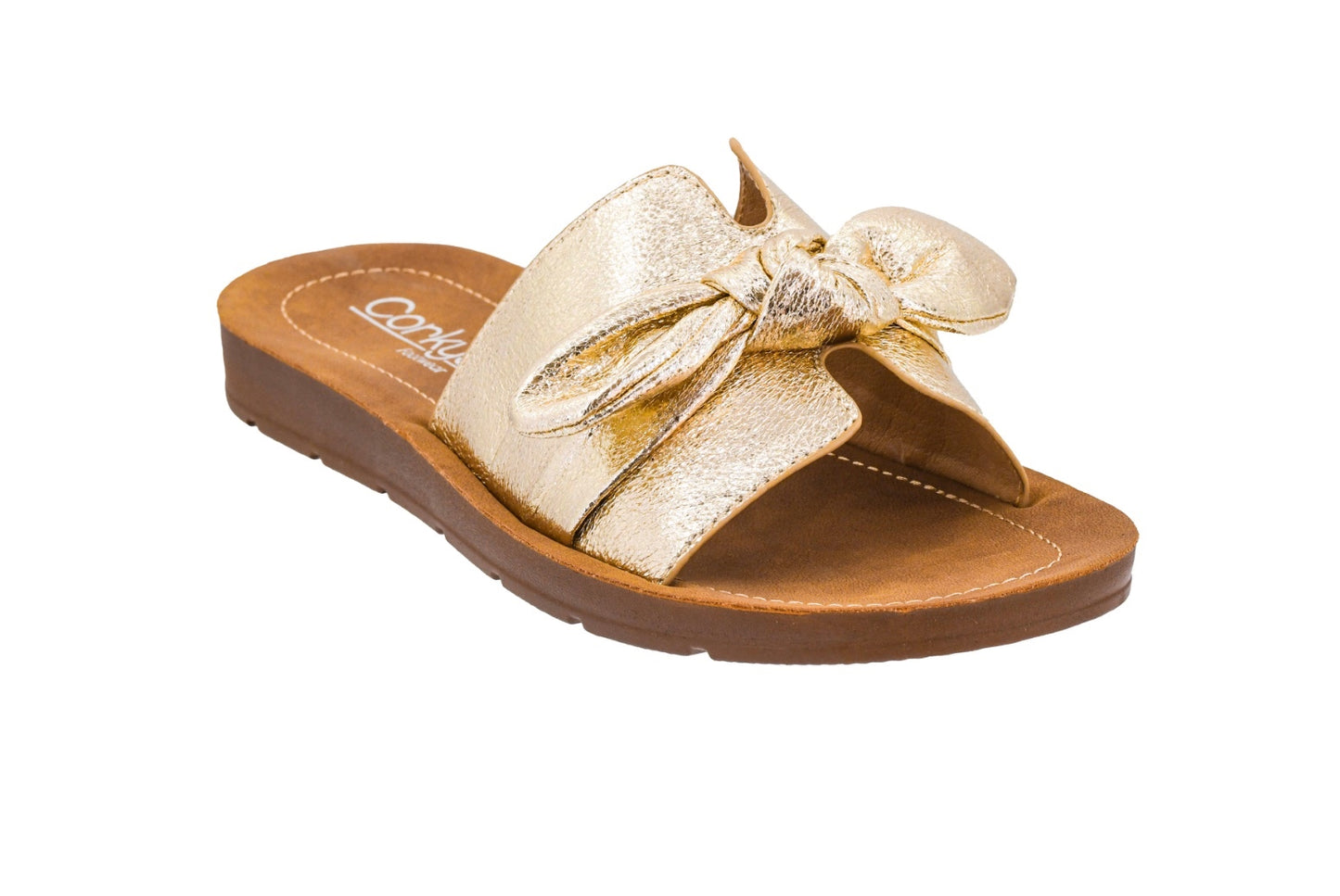TOO CUTE Gold Crinkle Metallic