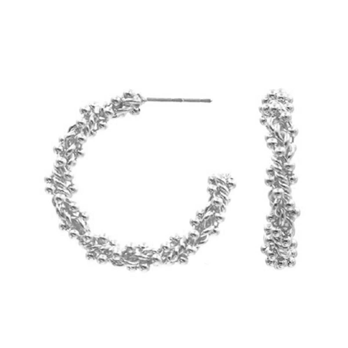 Silver Emily Earrings