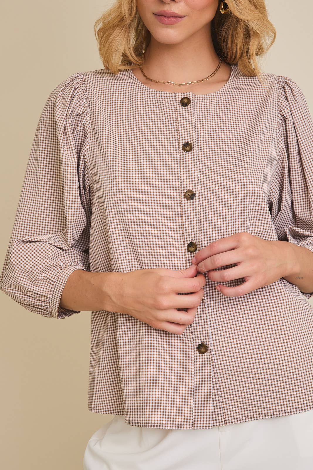 Maple Grove Gingham Top