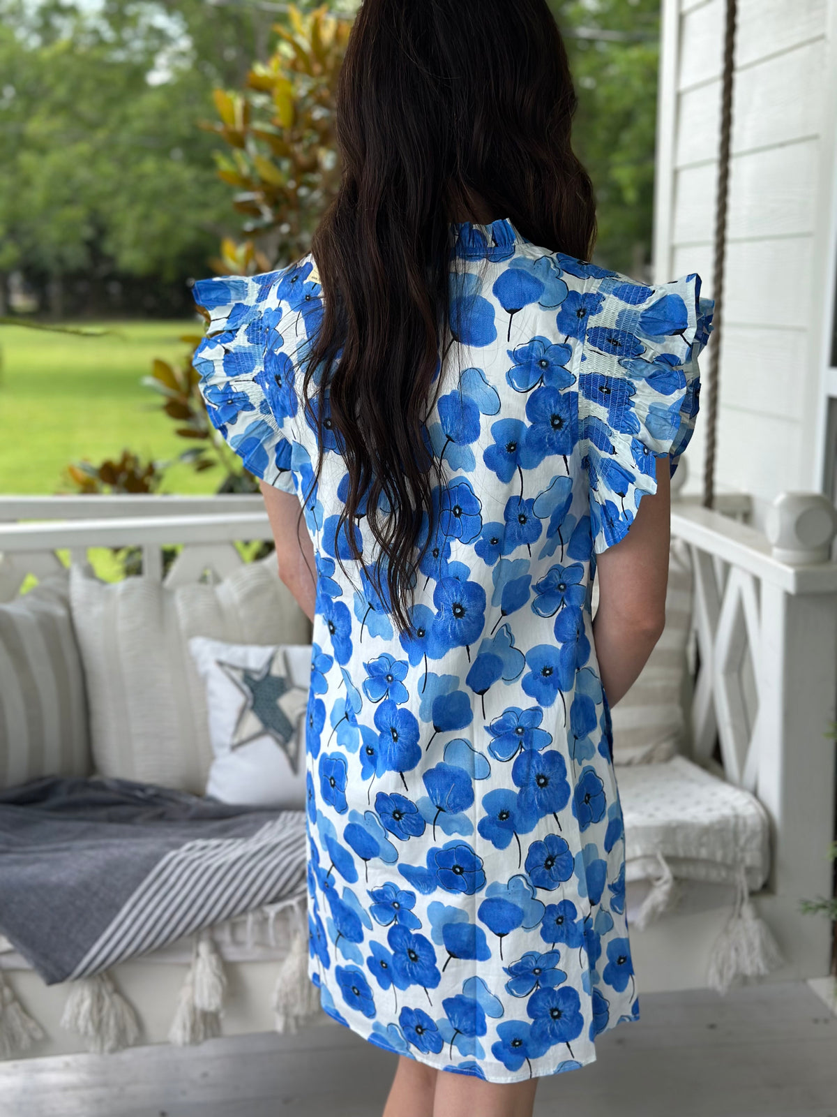 Bluebell Bloom Ruffle Dress