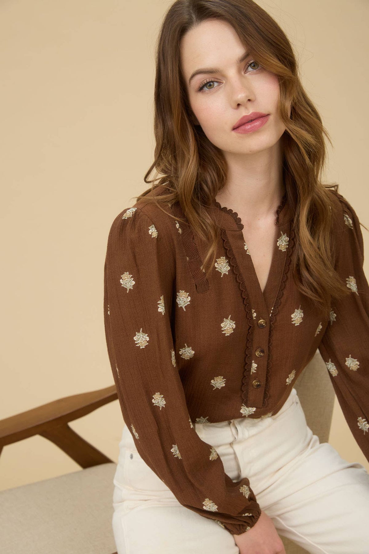 Chestnut Meadow Blouse