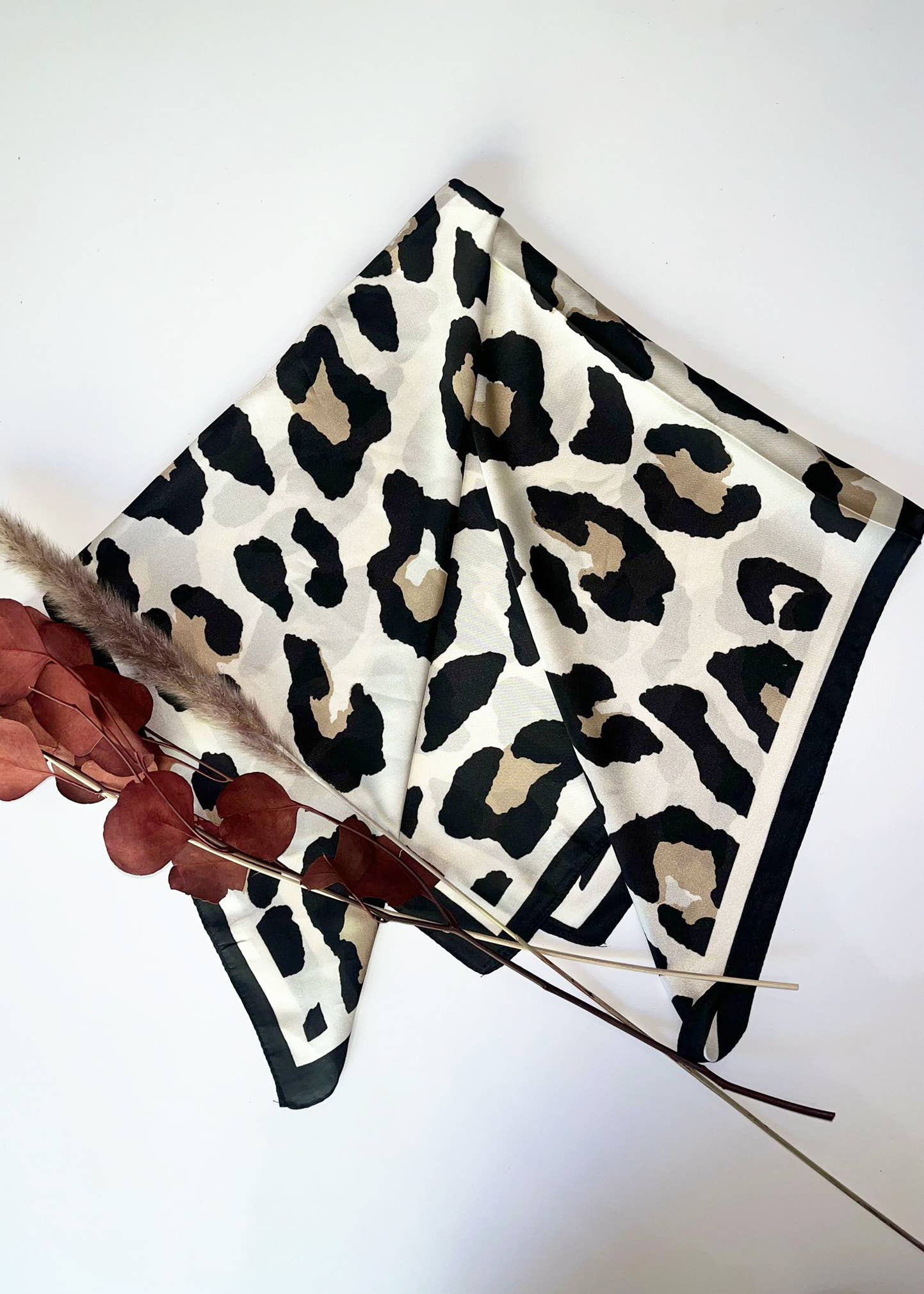 Wild Luxe Satin Scarf