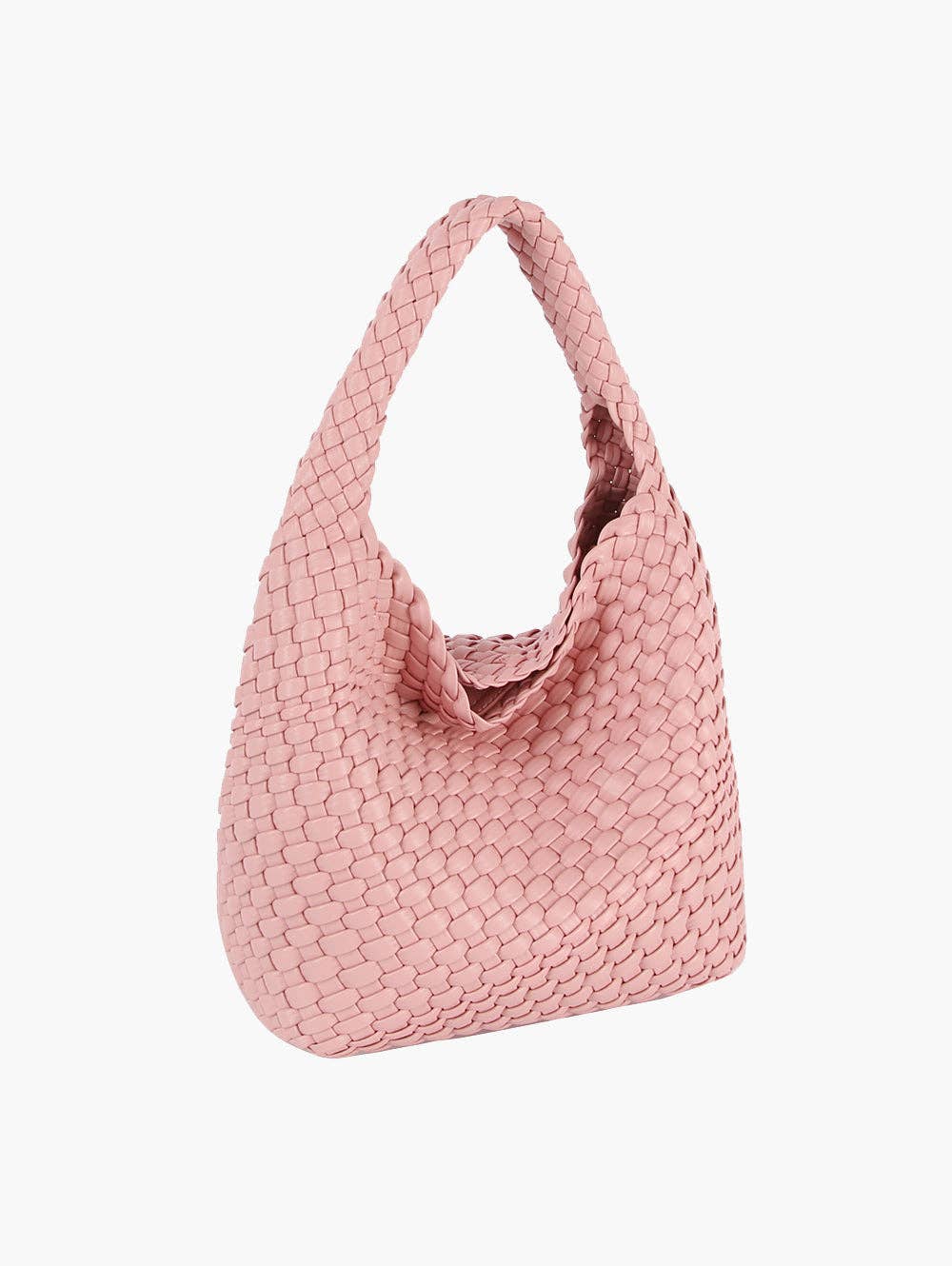 Hobo Handbag With Detachable Shoulder Strap: GREY