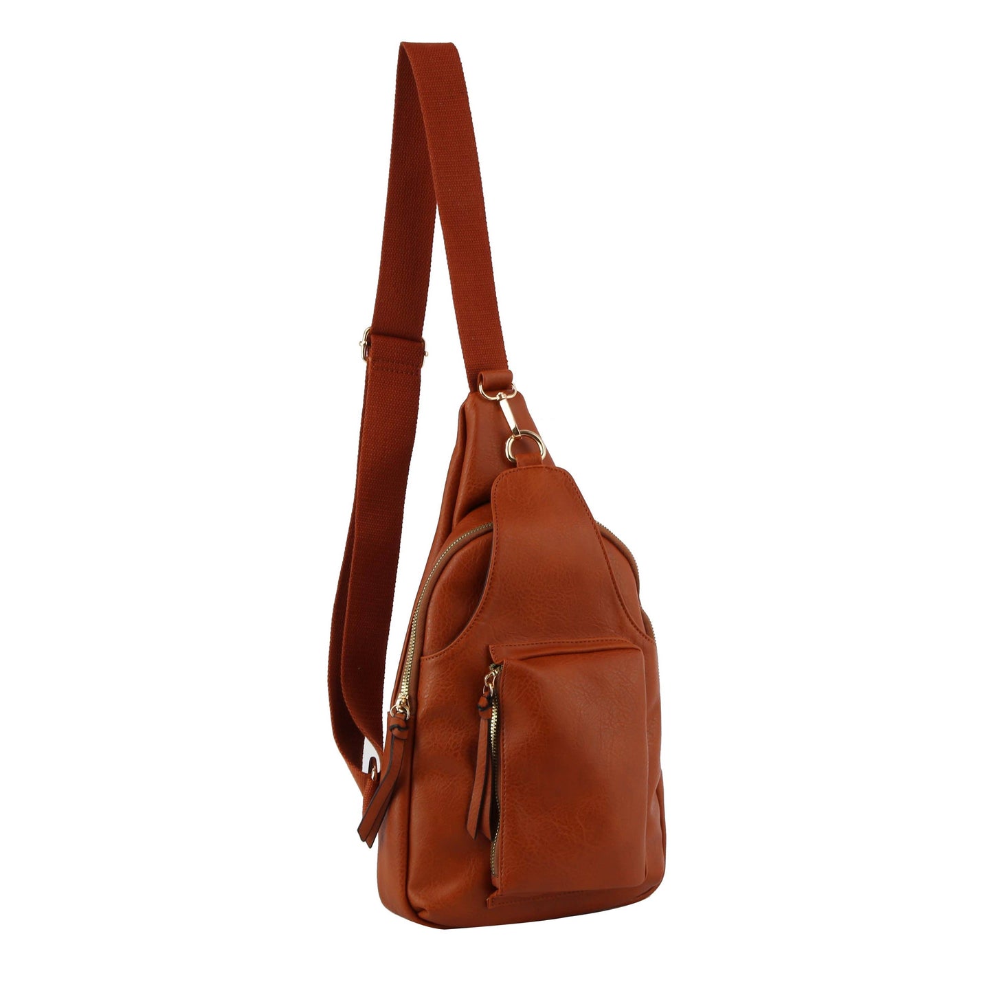 Crossbody Small Sling Backpack Dapack Chest Bag: Black / ONE SIZE