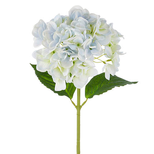 19" Real Touch Light Blue Hydrangea Spray