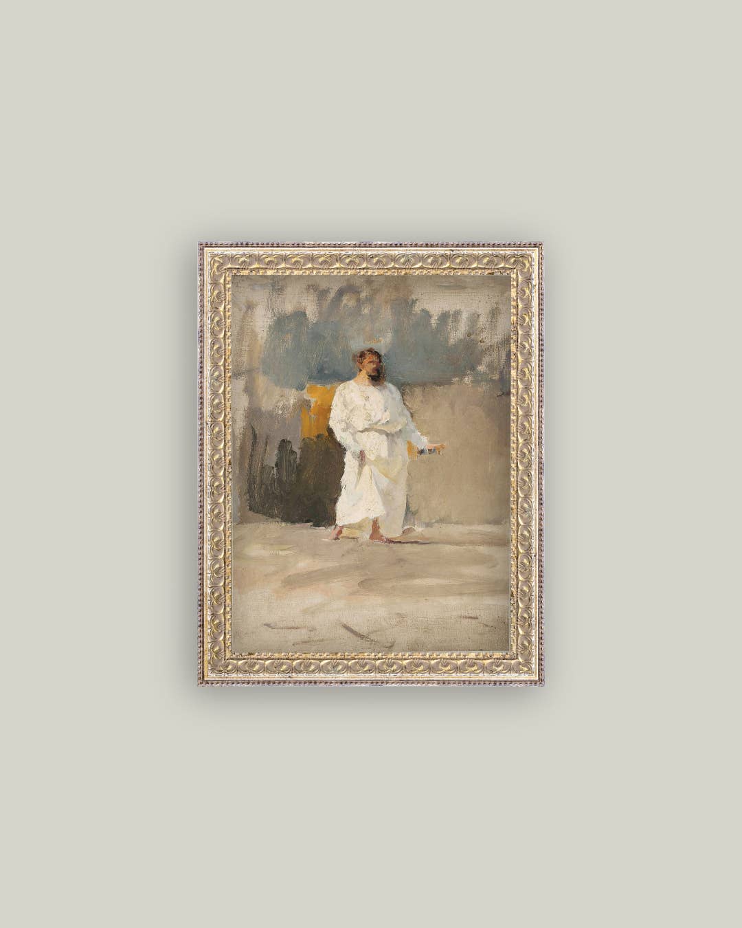 Christ Framed Antique Art: 8x10