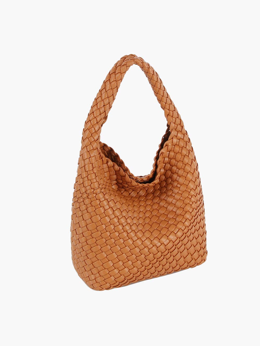 Hobo Handbag With Detachable Shoulder Strap: GREY