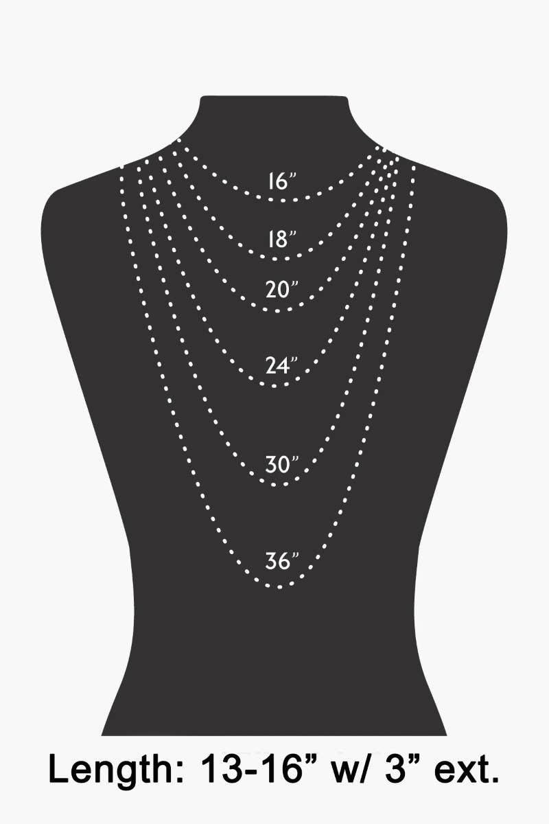 Metallic Beaded Cross Layered Necklace Set: GD