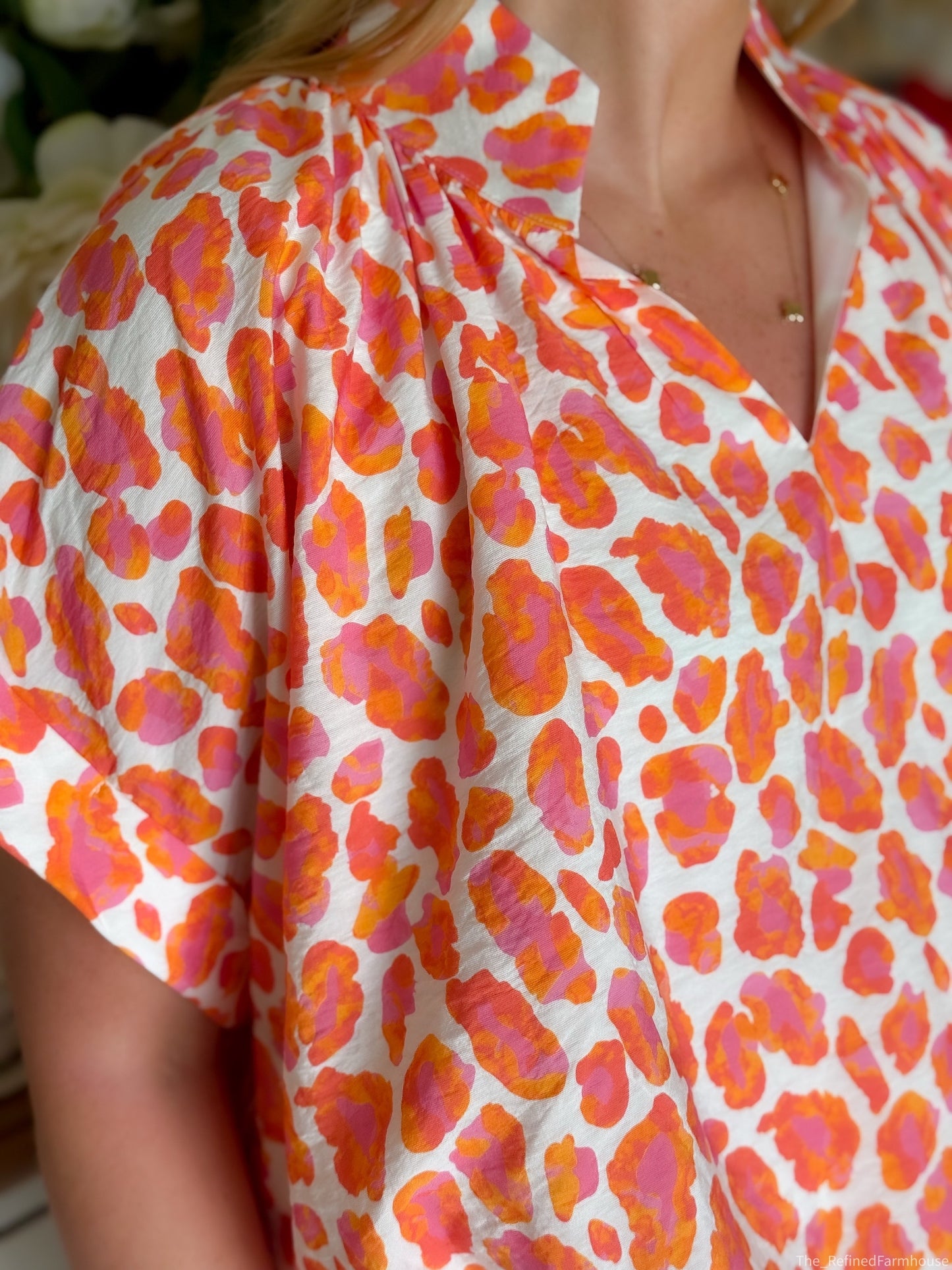 The Sunset Leopard Top