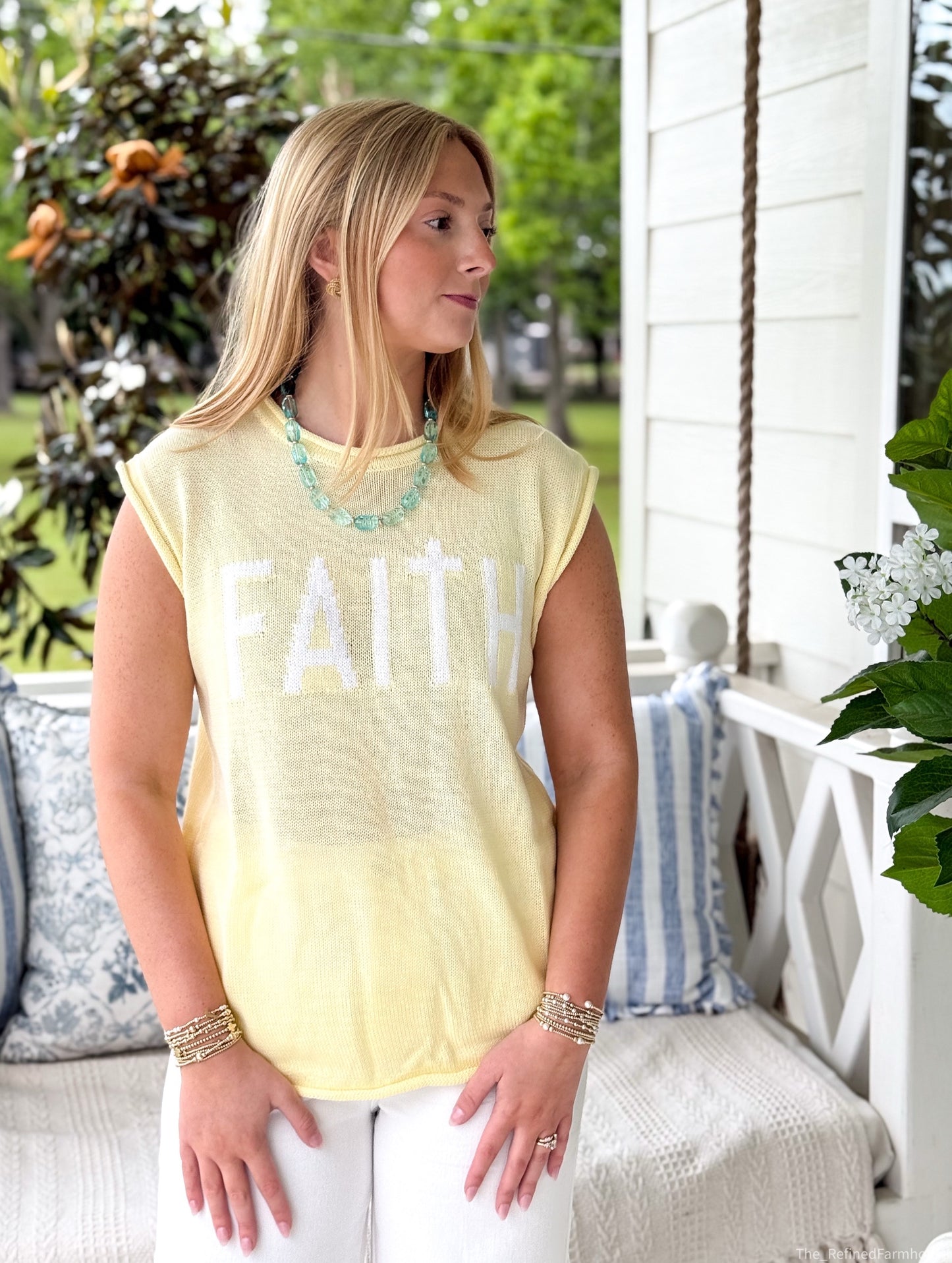 Faith Over Fear Top